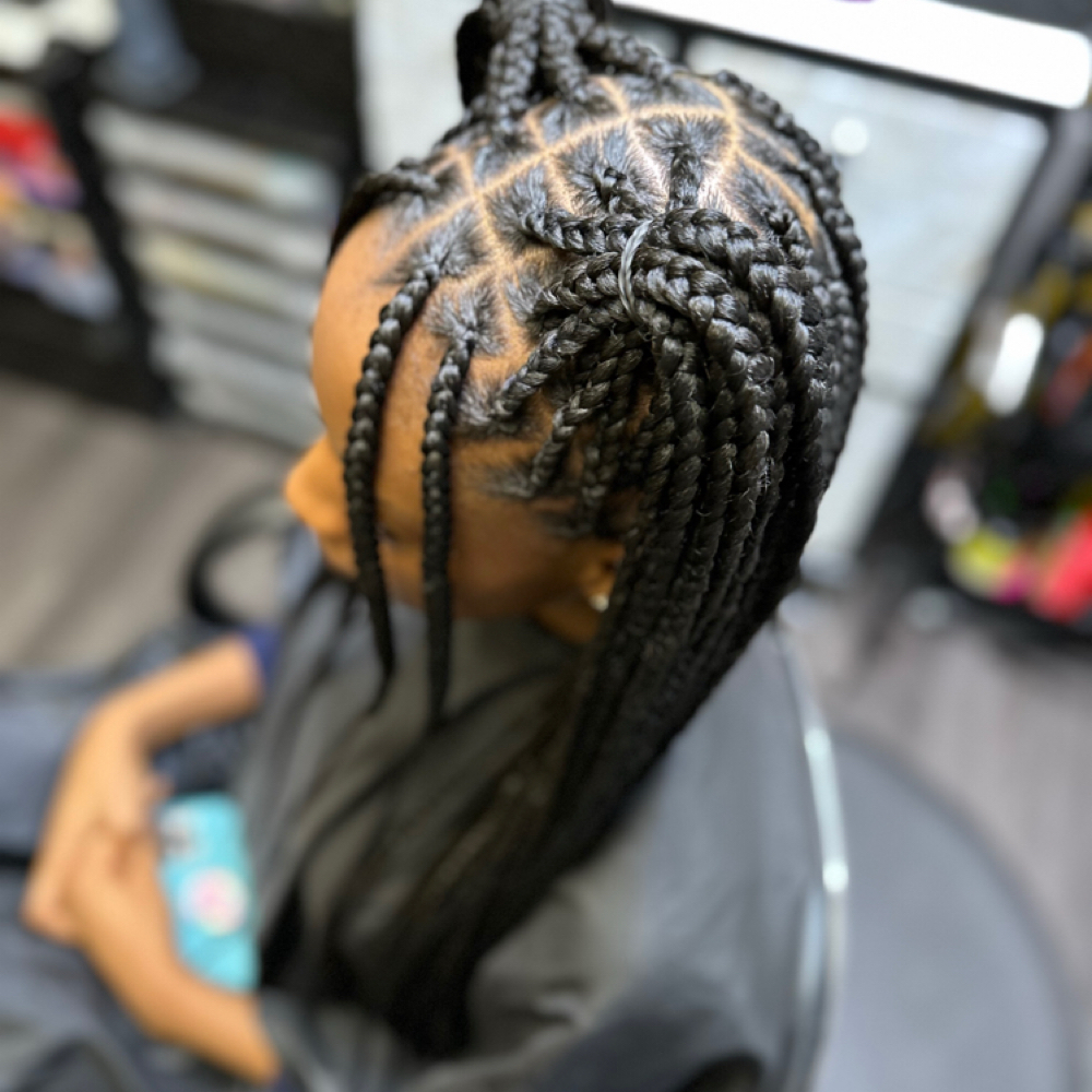 Med Knotless /Trad. Med Box braids at MsRuthStyles in Lawrenceville, GA