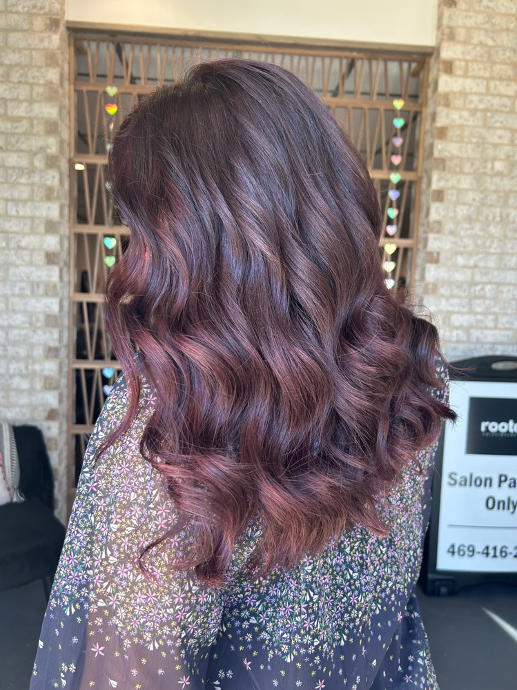 Color Touch Up With Haircut
