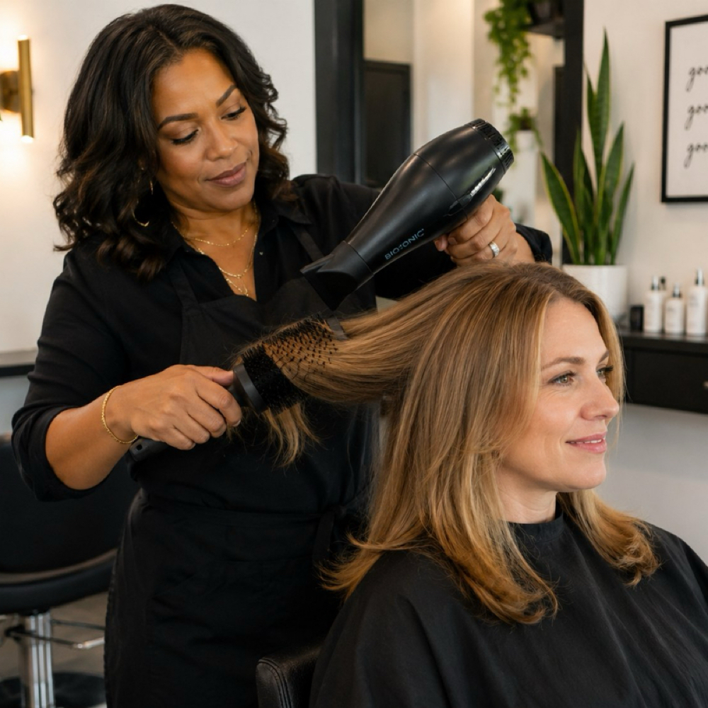 Blow The Shoulder Cut / Blowdry at Hair by Elham in Homewood, IL