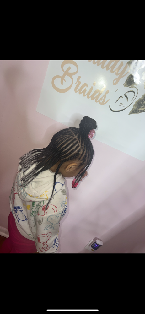 Kids Briads With Weave (ages 3-9)