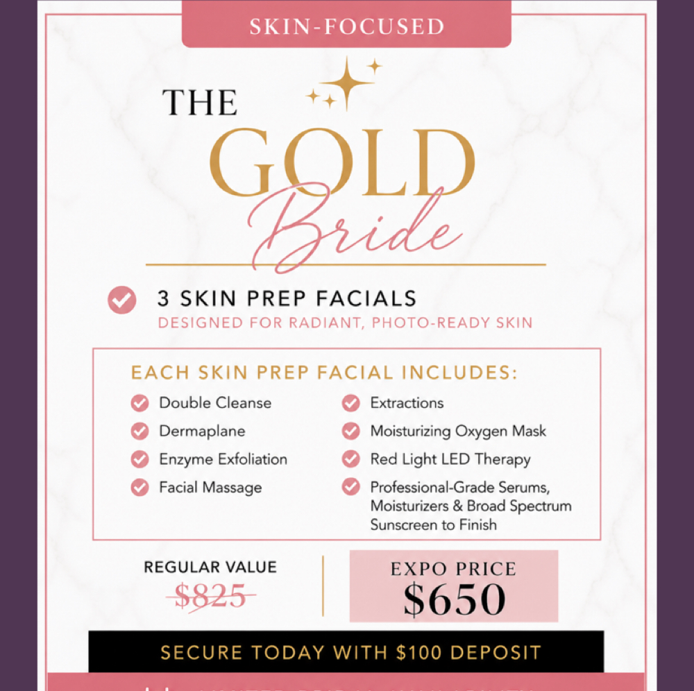 Gold Bride Package at Pearl’s Permanent Makeup & Lash Studio in Kenosha, WI