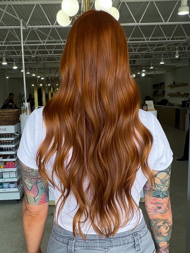 Blowout Long Hair/Extensions at Sydney Claire Hair in Orlando, FL