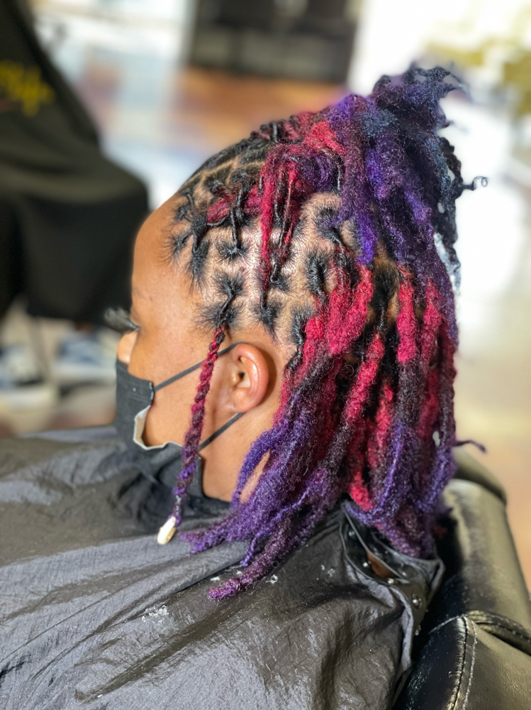 Loc Retwist, Style And Custom Color