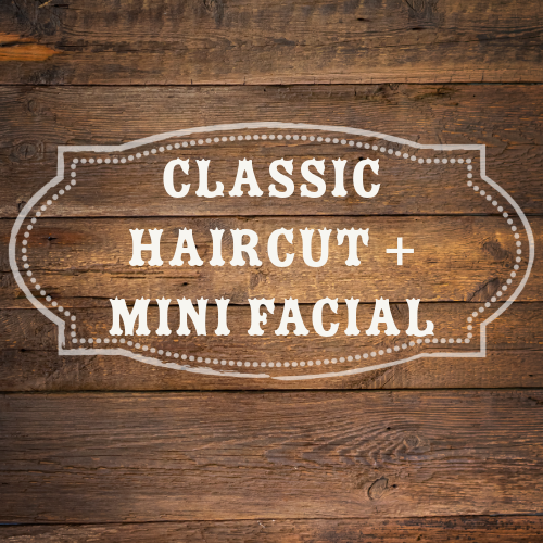 Haircut + Mini Facial