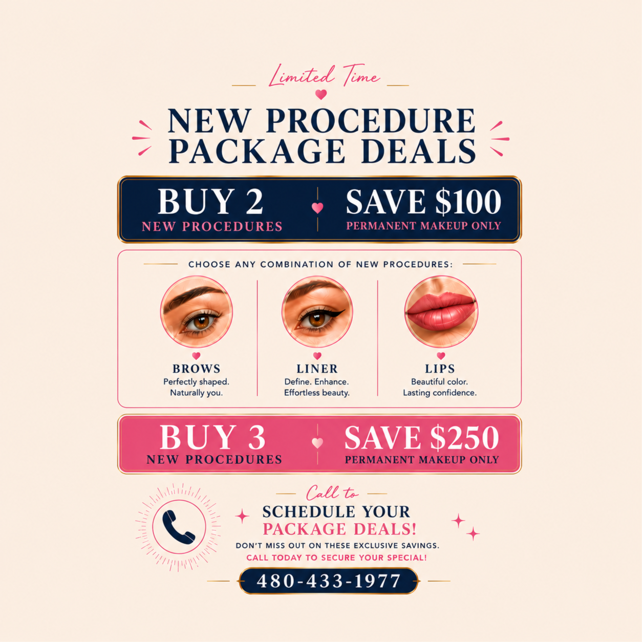 Permanent Makeup Packages at Fine Arts Permanent Cosmetics in Xxxxx, AZ