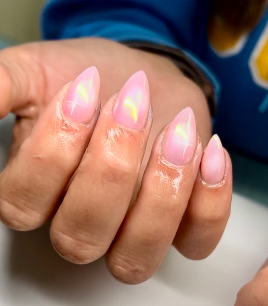 *Add Chrome Nails