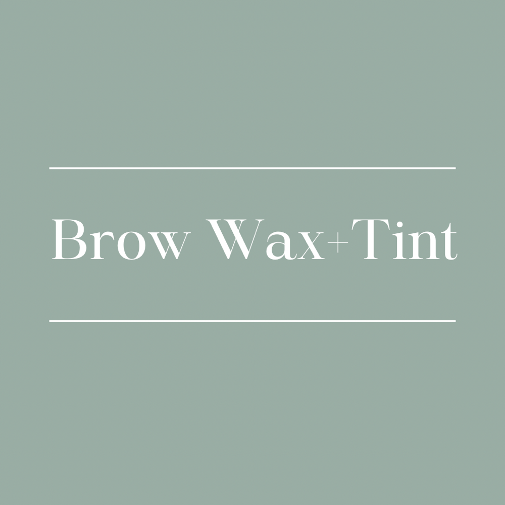 Brow Wax + Tint