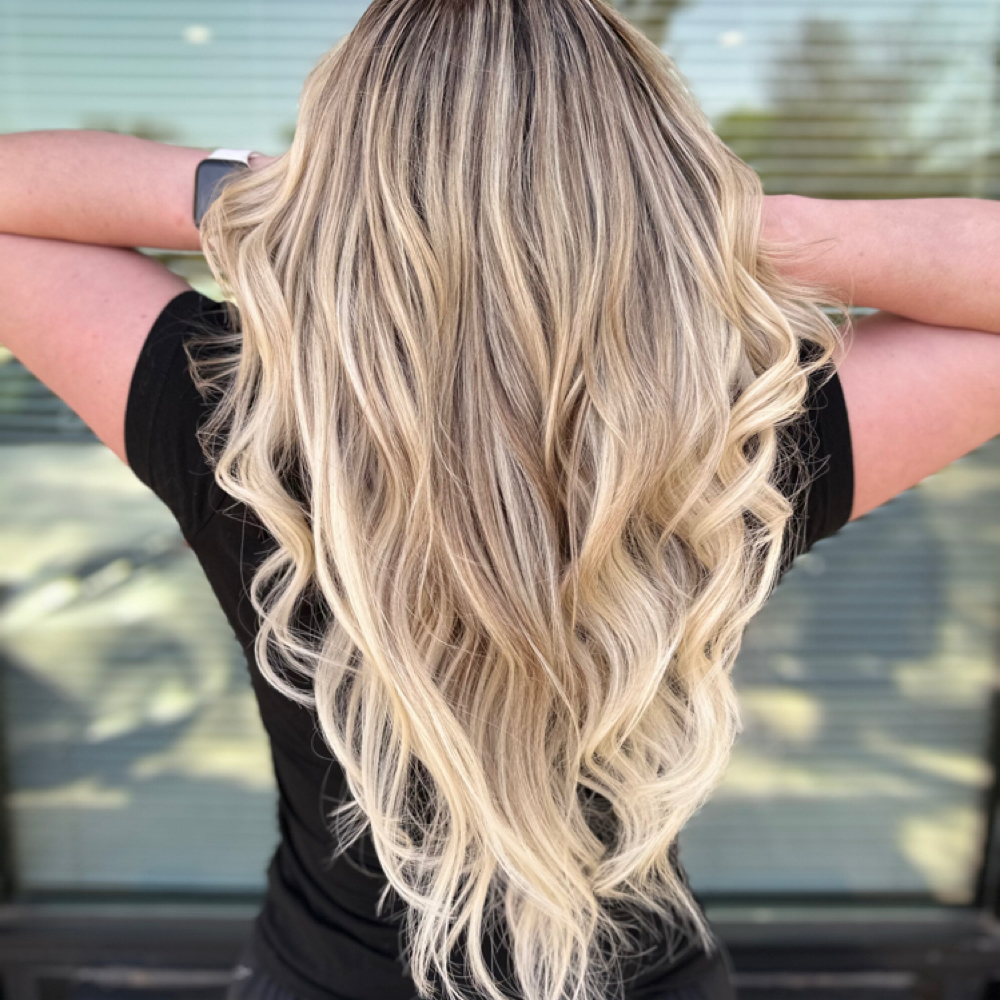 Tape Ins Installation at Jackie’s Divine Stylism The Art of Extensions & Beauty in Live Oak, TX