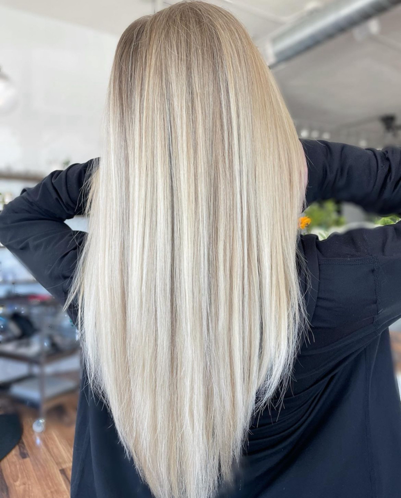 Full Highlight + Cut at Cove Collective Salon in La Jolla, CA