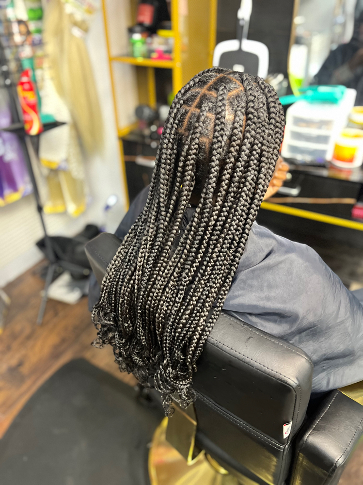 Extra Small Knotless Braids