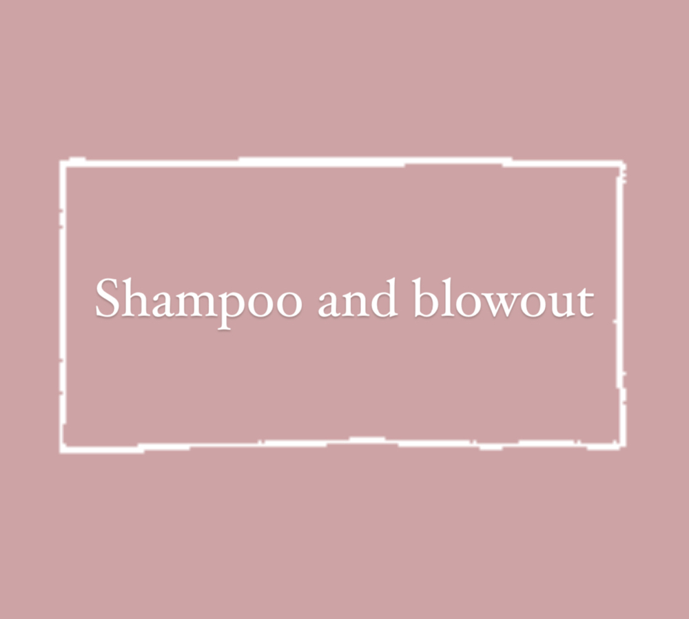 Shampoo And Blowout