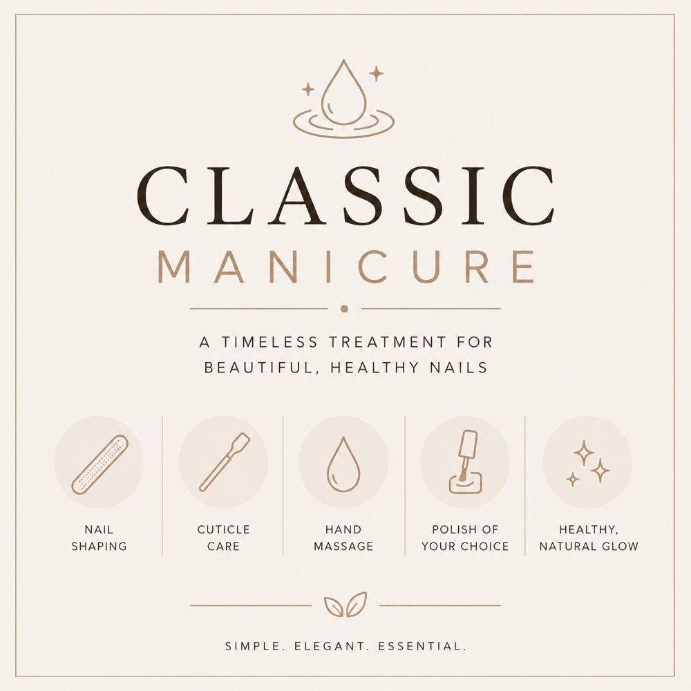 Classic Manicure at NL Visions Beauty Studio in Greensboro, NC