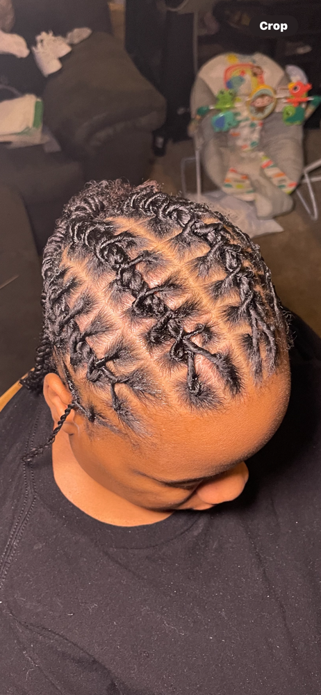 Small Starter Locs at Loc’d with Autz in Mcclellanville, SC