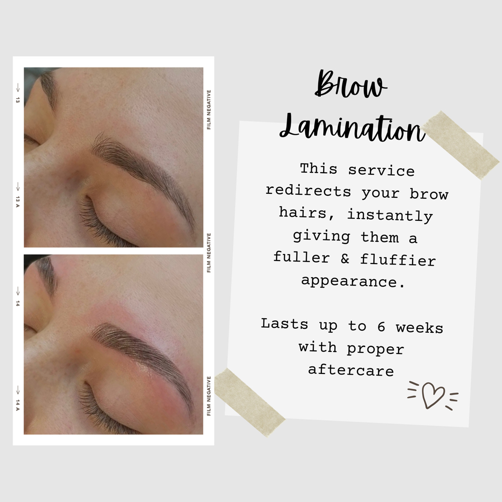 Brow Lamination (Aaliyah or Alex) at The Haven Beauty Co. in Flat Rock, MI