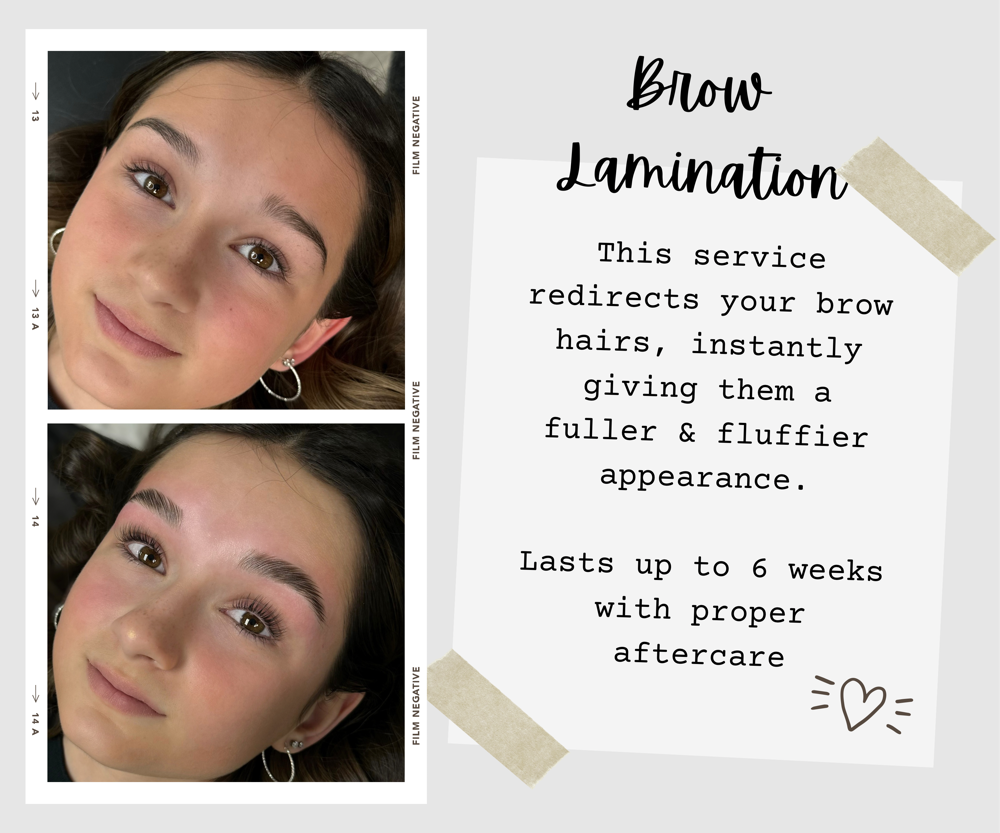 Brow Lamination (Aaliyah)