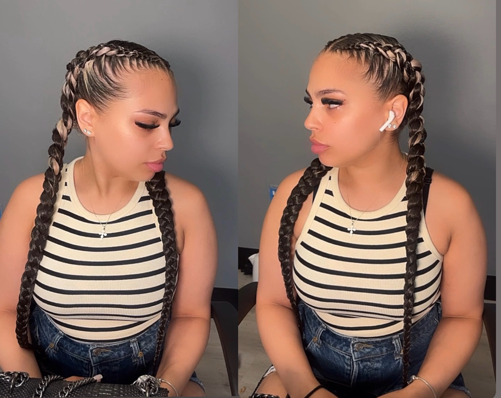 2 Dutch Braids