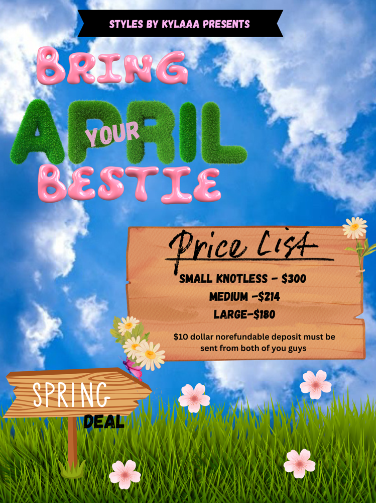 Bring Your Bestieeeee Deallllll 😝