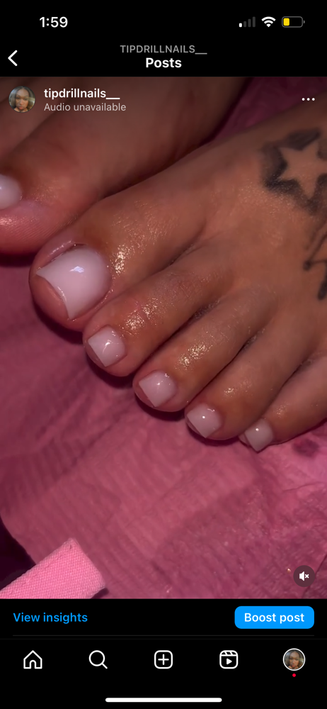 Acrylic Toes Full Set