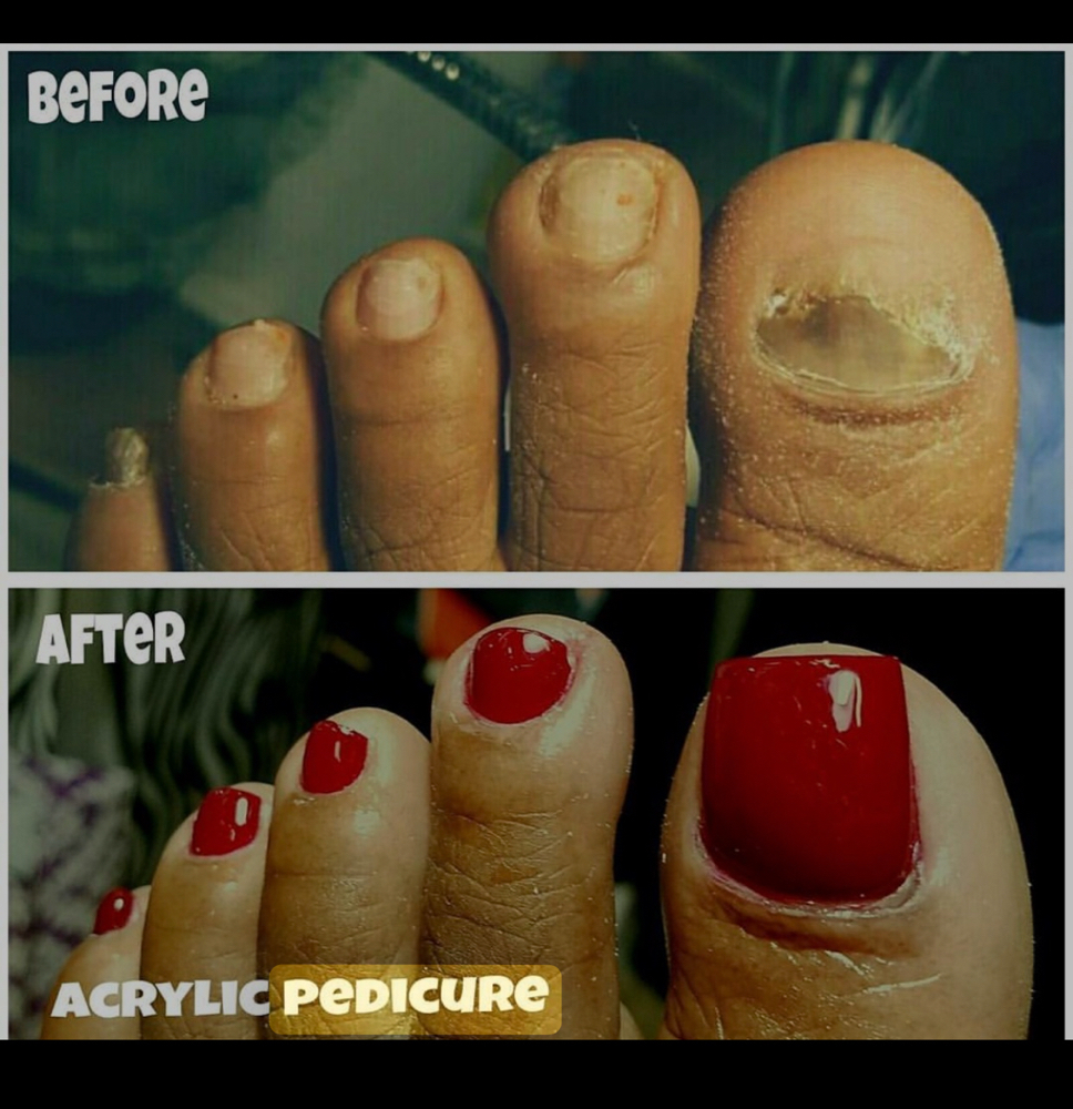 Luxe Couture Pedicure at Qs Nail Den in Fredericksburg Va, VA