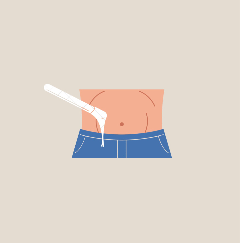 Stomach Strip Wax