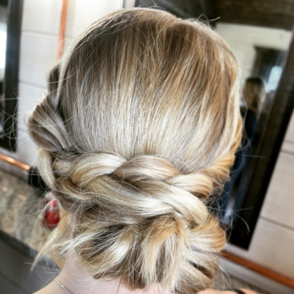 Special Occasion Updo at Deeply Rooted Beauty Salon in Branson, MO