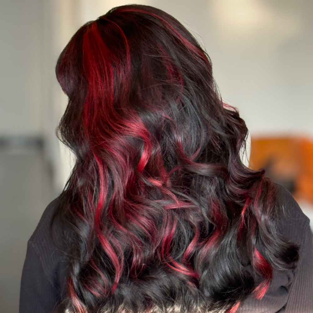 Partial Highlight With Vivids at Elle Louise in Gulfport, MS