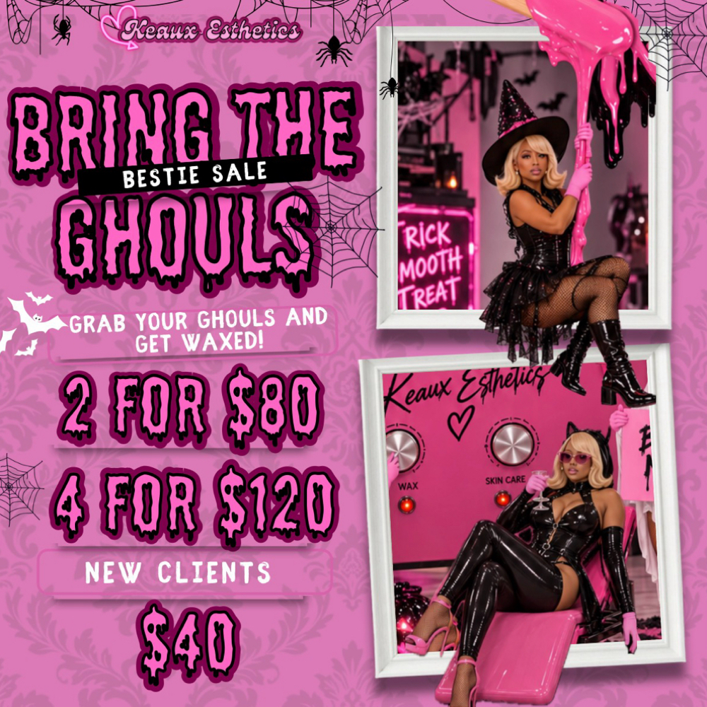 Keauxtober 2 ghouls at Keaux Esthetics in Baton Rouge, LA