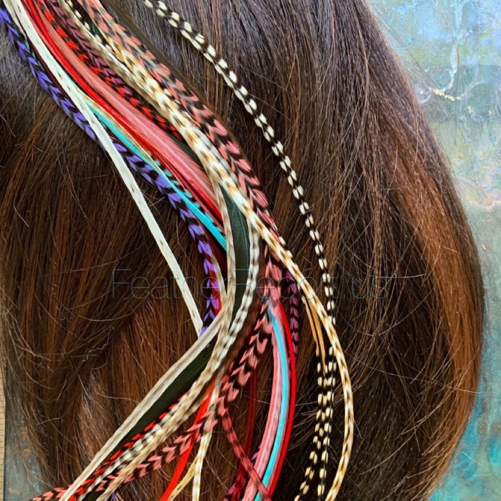 Feather extensions at Endora Beauty Salon LLC. in Panama City, FL