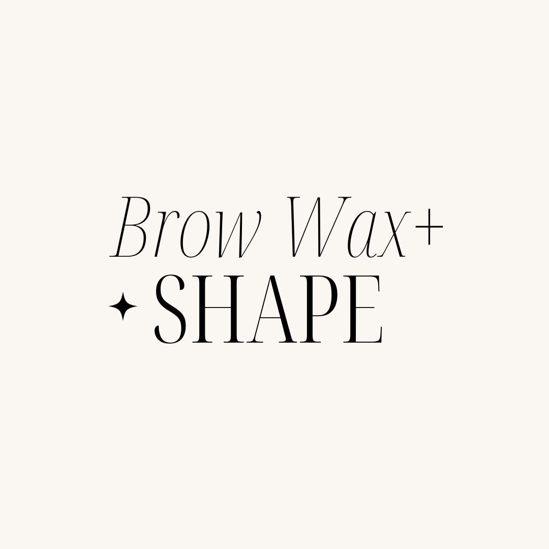 Brow Wax+Shape (No Tint)