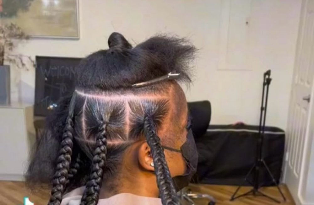 Jumbo Knotless Braids(W/HAIR)
