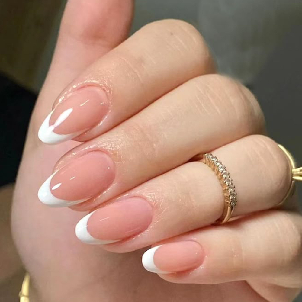 French Tip at Renee & Co. Salon in Delray Beach, FL