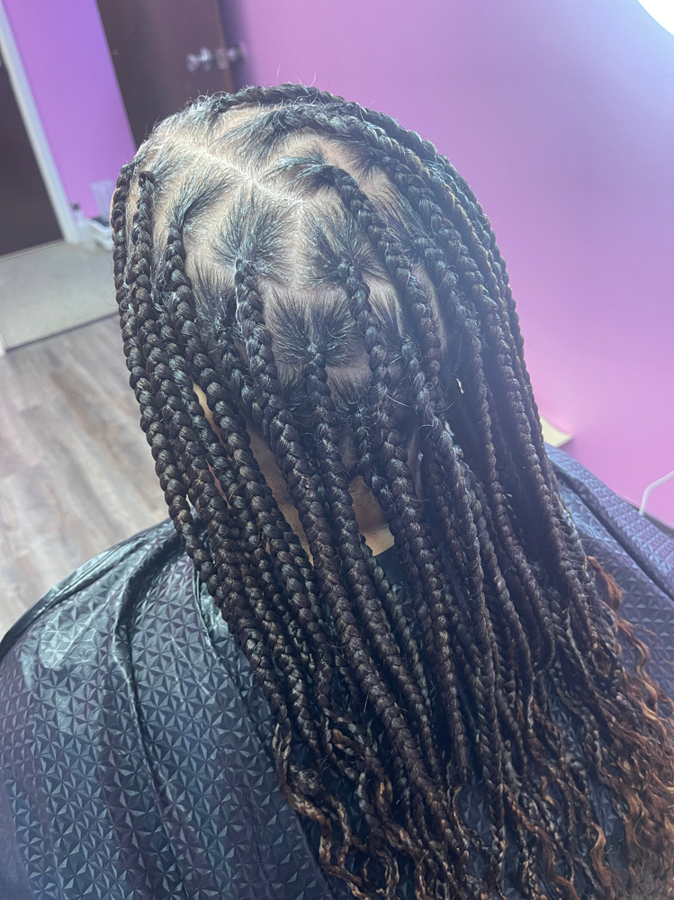 Medium Knotless Box Braids