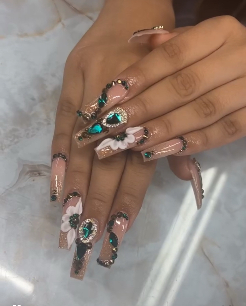 Crystals/Charms per nail,HandsToes at Liquid Glamour in Cranberry Twp, PA