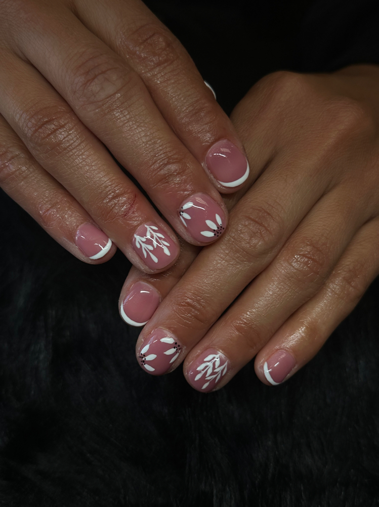 Structured Gel Mani WITH DESIGNS