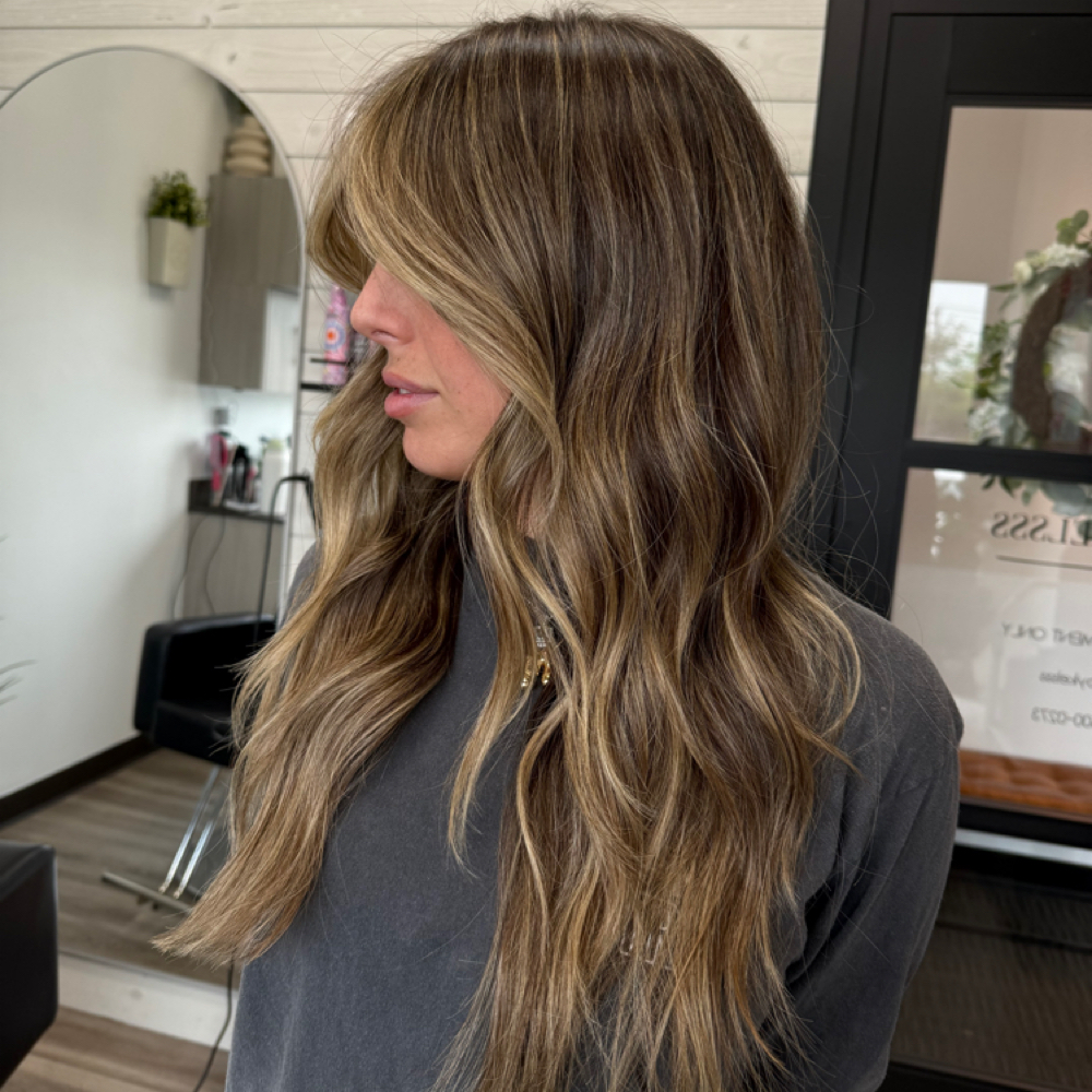 Half Balayage + Blowout at Hairbykelsss in Plainview, NY
