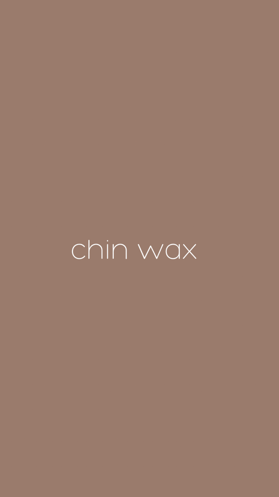 Chin Wax