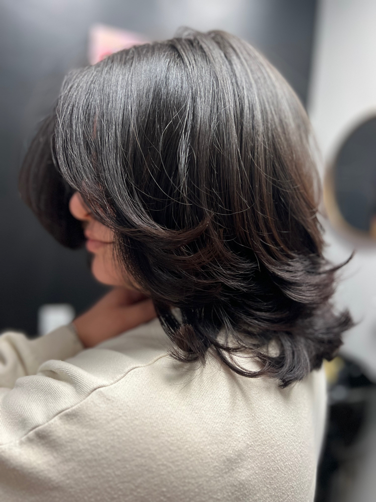 Wash & Style at Everything Beautiful Hair Studio in Dallas, TX