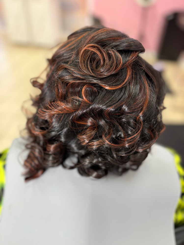 Shampoo Style Relaxed Hair