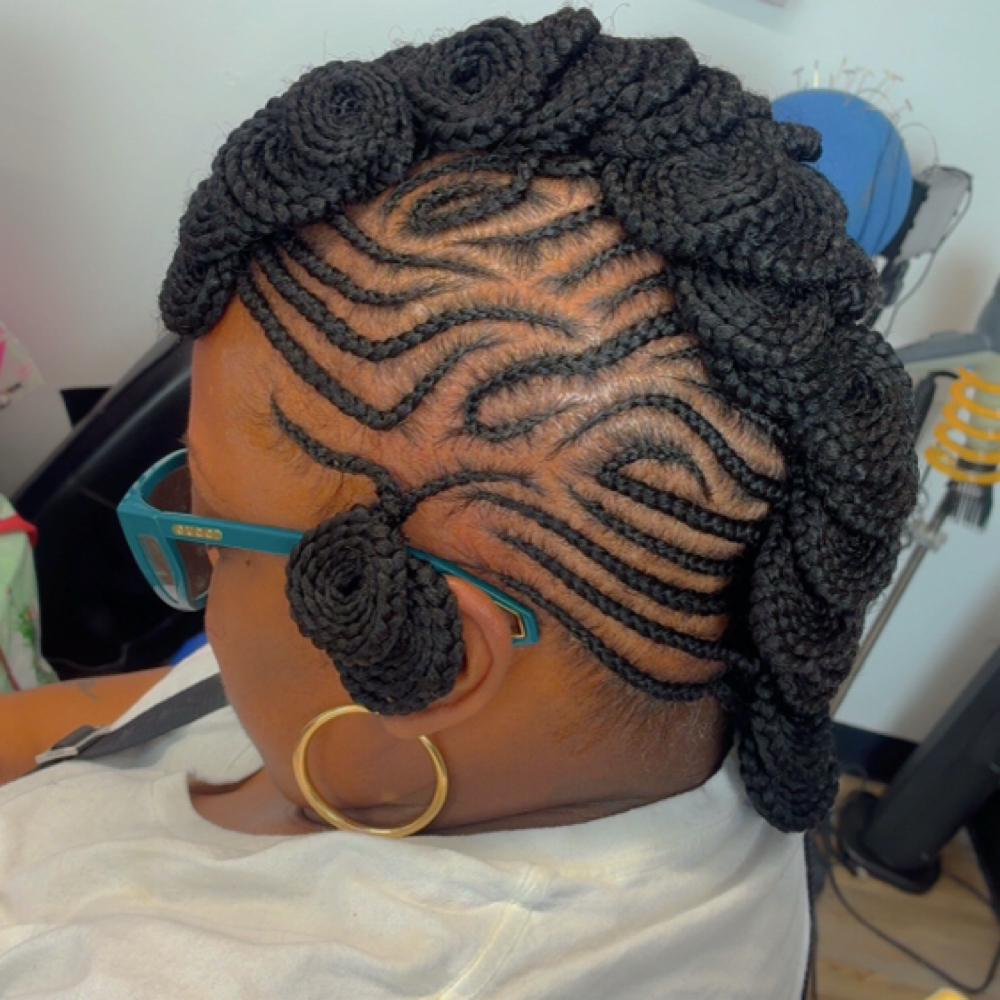 Karoba Mohawk at Boobabe Braidn Bar in Oxon Hill, MD