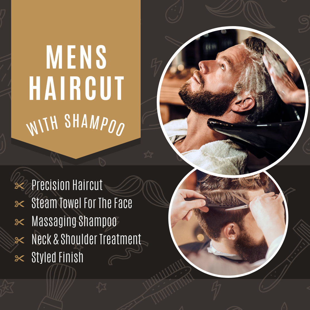 Men’s Haircut With Shampoo