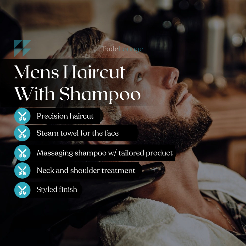 Men’s Haircut With Shampoo