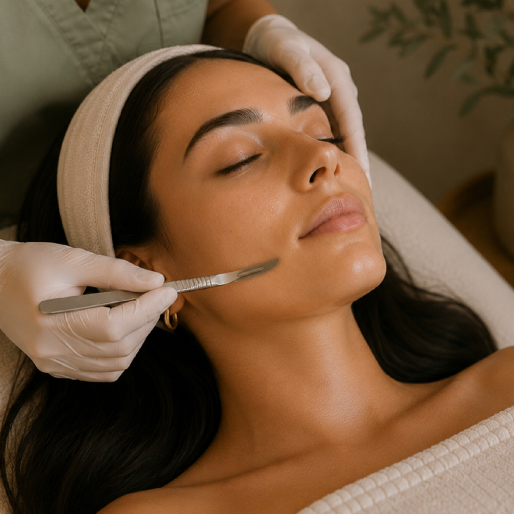The Glow Facial (dermaplane) at Salt + Sage in Leland, NC