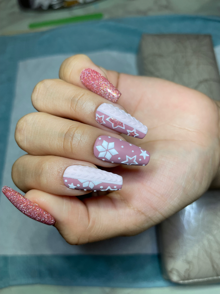 Christmas Press On Nails Set