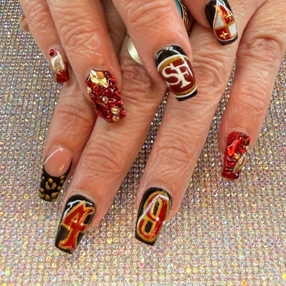 Structure Gel & Nail Art at Bloom Beauty Lounge in Glen Dale, WV