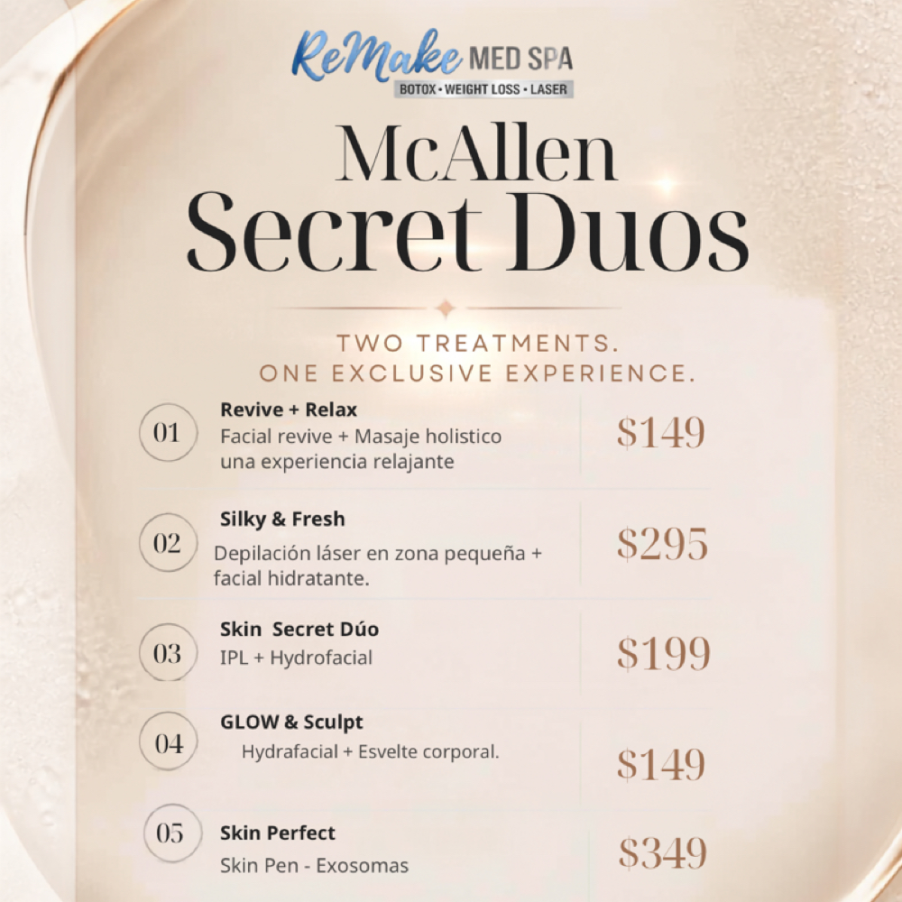 SECRET MENU at Remake Beauty Studio Mcallen in McAllen, TX
