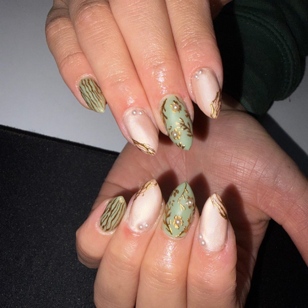Dual Forms Extensions at Nails By Ashleigh V in Greenfield, IN