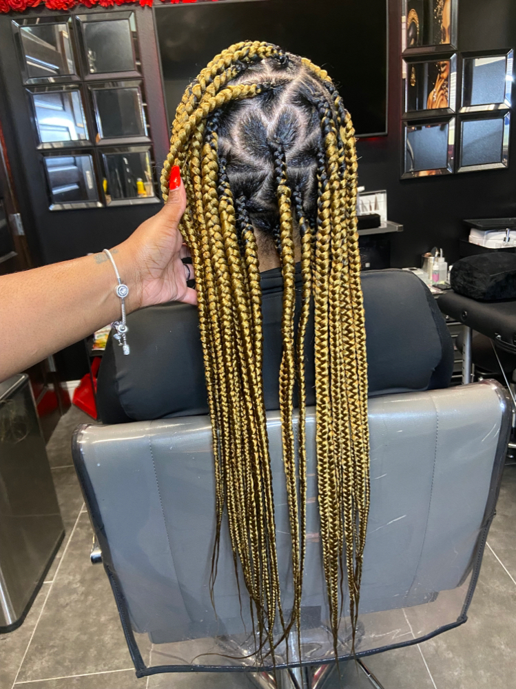 Knotless braids (Jumbo/Large)