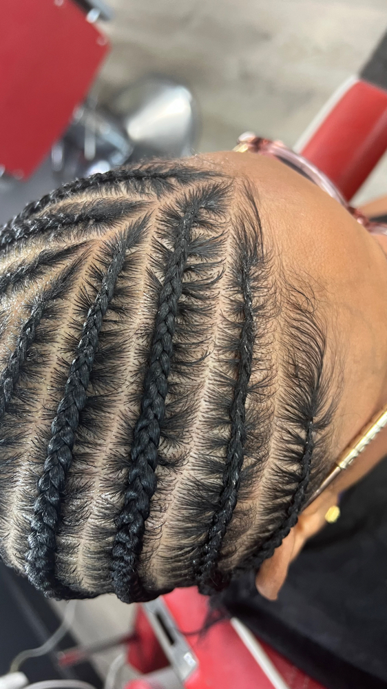 Women Braids No Hair Added at KG Stylez N Cutz in Katy, TX