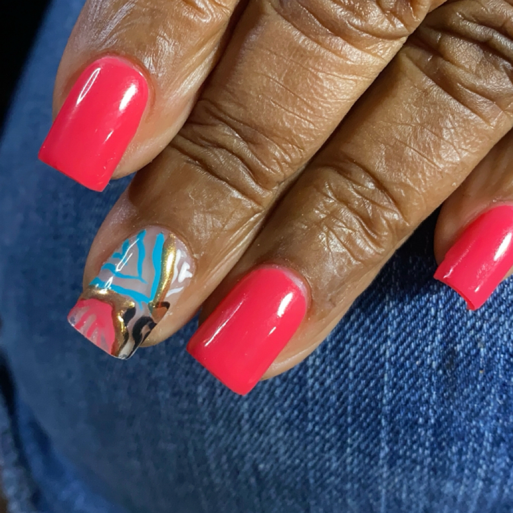 Basic Gel Mani at The Nail Clinic in Memphis, TN