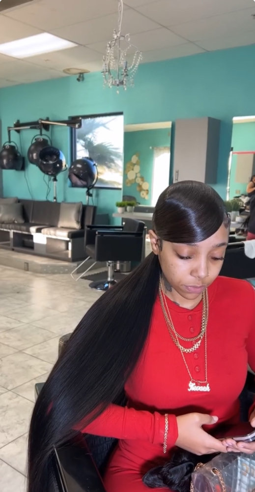 Swoop Ponytail at Touchedbynanii_ in Fontana, CA